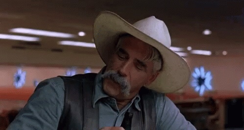 Animated GIF of The Stranger from The Big Lebowski sipping his drink and saying “I Like Your Style, Dude.”